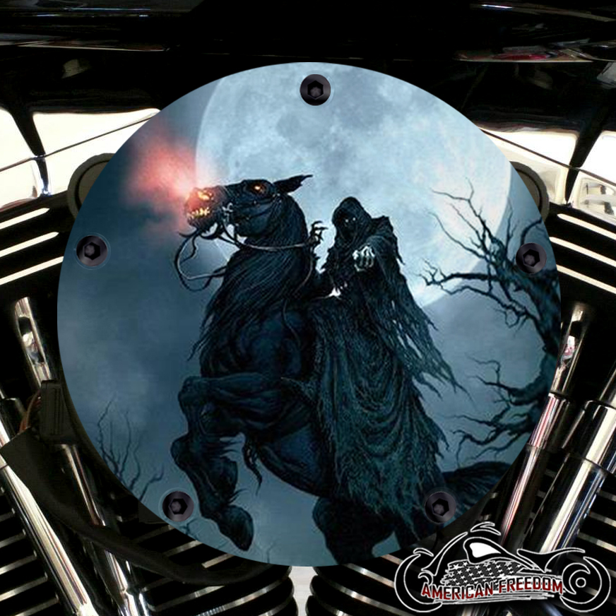 Harley Davidson High Flow Air Cleaner Cover - Stallion Reaper